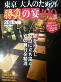 カロスエンターテイメント NEWS 珠子 グルメ誌「東京 勝負の宴100選」グラビア記事掲載☆